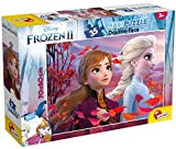 Lisciani Giochi- Disney-DF Plus Frozen 2 Puzzle Doppia Faccia, Multicolore, Supermaxi 35 Pezzi, 82155