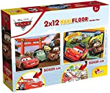 Lisciani Giochi - Disney Puzzle Supermaxi 2 x 12 Cars Puzzle per Bambini, 86559