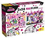 Lisciani Giochi- Disney Puzzle Supermaxi 2 x 24 Minnie Mickey & Friends Bambini, Multicolore, 86597