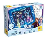 Lisciani Giochi- Frozen Magic LED Board, Pennarelli Colorati, Manuale, Schede attività, Multicolore, 92949
