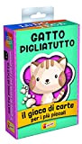 Lisciani Giochi- Ludoteca Le Carte dei Bambini Gatto Piglia Tutto Gioco di società, Multicolore, 85774