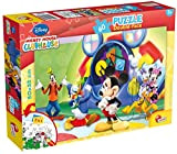 Lisciani Giochi- Mickey Mouse Disney Puzzle Doppia Faccia, 60 Pezzi, Multicolore, 47895