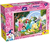 Lisciani Giochi Tit 2 Disney Puzzle DF Supermaxi 108 Princess, Rainbow World, Multicolore, 74181