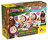Lisciani-Hobby CREATIFS Baby Coloring - HURRA Masha e MICHKA, 78066, Multicolore
