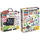 Liscianigiochi- Montessori Le Lavagne Educative, Colore, 89093 & Montessori Alfabeto Tattile, 72446