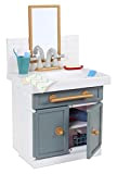 Little Tikes - Il mio primo lavandino con rubinetto funzionante, Con 12 accessori da bagno, Giocattolo interattivo multicolore, Età dai ...