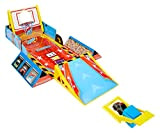Little Tikes My First Cars Crazy Fast Playset 4-in-1 Dunk'n, Stunt'n, Game'n - Veicoli pullback - Include 1 auto che ...