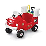 Little Tikes Spray e Rescue Camion dei Pompieri, Ride-On per i Piccoli, Gioco Attivo, Con Serbatoio e Tubo dell'Acqua Reale, ...