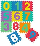 LittleTom Tappeto Puzzle per Bambini Morbido Tappetino Gioco Neonati Numeri
