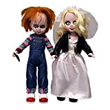 Living Dead Dolls Mezco Bambole Zombie Chucky e Tiffany, Multi-colored, One Size