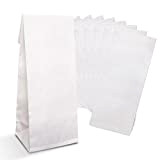 Logbuch-Verlag 25 sacchetti bustine bianche fondo carta kraft con inserto pergamena alimentari dolci calendario avvento regalo diy