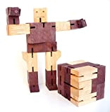 LOGICA GIOCHI Art. Cubo Robot - Gioco e Rompicapo 3D in Legno - Difficoltà 3/6 Difficile - Rompicapo per Bambini ...