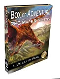 Loke Battle Mats - Vassoio da gioco: Box of Adventure, RPG Maps & Tokens – 1. Valley of Peril 021LBM