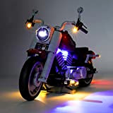 Lommer - Set di luci a LED per LEGO Harley Davidson Fatboy 10269 Creator Expert Modell, compatibile con Lego 10269 ...