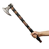 LOOYAR PU schiuma vichingo età medievale medievale mano ascia arma giocattolo adulto per berserker soldato guerriero costume battaglia gioco Halloween ...