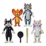 Lorenay Tom & Jerry - Confezione da 4 figurine, amici e nemici, Multicolore