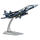 Lose Fun Park 1/100 Scala F-15 Eagle Attack Plane Metal Fighter Modello Militare Fairchild Republic Modello di Aereo pressofuso per ...