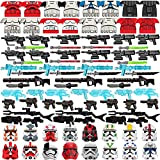 LOTSOFUN Set di armi militari per minifigure compatibili con Lego Star Wars Minifigures, 90 pezzi, stile scienziato