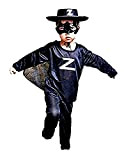 Lovelegis Costume Zorro - Travestimento - Carnevale - Halloween - Spadaccino - Cavaliere Mascherato - Colore Nero - Bambino - ...