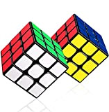 LOVEXIU Cubo Magico 3x3x3, 2 Pezzi Cubo 3x3 di Veloce e Liscio Durevole per Gioco di Addestramento Cerebrale o Regalo ...
