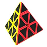 LSMY Speed Cube Pyraminx 3x3, Puzzle Magico Cubo Carbon Fiber Sticker Giocattolo