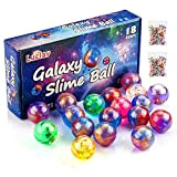 Luclay Galaxy Slime Balls per Bambini, Stucco a Base di Uova lanuginose ed Elastiche - Non appiccicoso, Sollievo da Stress ...