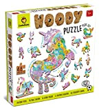 Ludattica - Woody puzzle 48 pezzi - Unicorno fatato