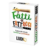 Ludic - Fatti e Fattacci - Gioco Formato Viaggio per tutta la Famiglia, multicolore