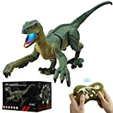 Lujex Giocattoli di Dinosauro,Simulazione con Telecomando Elettrico Dinosaur Toy per bambini dai 3 ai 12 anni Ragazzi Ragazze-Movimenti Realistici e ...
