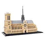 LULUFUN Set di Blocchi di Costruzione Notre Dame de Paris Set di Architettura di Fama Mondiale Mini Micro Building Blocks ...
