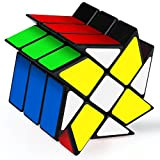 lunaoo Fenghuolun Cubo Magico, Liscio Windmill Speed Magic Cube 3x3 con Adesivo Teaser Cerebrali Educativi 3D Magic Puzzle Cube per ...