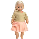 LUNDBY Bambola parlante grande – Victoria Doll bionda – Giocattoli educativi – 24 frasi in 6 lingue – Bambole per ...