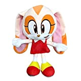 luoyipink 9,8 / 25 cm, crema The Rabbit Plush Sonic, Sonic Plushies Cream The Rabbit, Sonic Cream Plush for Fan ...