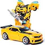 LUSTAR Transformers Giocattoli Optimus Prime Bumblebee Ironhide Action Figure-Studio Series Character Model Ultimate Class Siege Deluxe Class MP04 Modello Autobot-Bumblebee