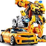 LUSTAR Trasformatori Toys Studio Series Bumblebee Movie Action Figure con Bracci Mobili 20 Cm / 8 Pollici