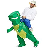 LUVSHINE Costume da dinosauro gonfiabile per adulti, divertente costume da dinosauro per Halloween, Natale, compleanno, evento