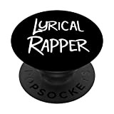 Lyrical Rapper - Rap Lyrics Art Recording Artist Rapper PopSockets Supporto e Impugnatura per Smartphone e Tablet