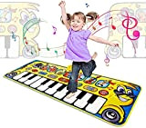 m zimoon Tappetino Musicale, Tappetino da Gioco per Pianoforte per Bambini, Regalo Giochi Bambini 1 Anno in su, Cartoni Animati ...