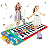 m zimoon Tappeto Musicale per Bambini, Tappeto Pianoforte Danza per Doppia Grande con 20 Tasti di Pianoforte e 8 Suoni ...