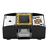 Macchina automatica per Shuffler 2 mazzi, Casinò Elettronico Poker Card Shuffling, Batteria -One/Two Deck Card Shuffle Sorter, Carte che Giocano ...