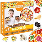 magdum Pizza Bambini 48 Frigorifero Giocattolo - Gioco della Pizza - Pizza Grandi Giochi - Cibo Giocattolo per Bambini -Set ...