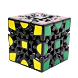 Magic Combination 3d Gear Cube I Generation Black Painted Stickerless Twisty Puzzle by Magic Cube