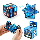 Magic Star Cube , Cubo Magico 2 in 1, Set Cubo Magico, Cubo Infinito, Trasformabili Cubo Giocattoli scientifici Popolari Magico ...