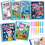Magic Water Coloring Book 6 pezzi Libri ad Acqua Bambini Drawing Libro da Colorare Doodle con Pen Penna Magica di ...