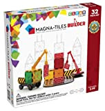 MAGNA-TILES® Builder 32 Piece Set, The Original Magnetic Building Tiles For Creative Open-Ended Play, Educational Toys For Children Ages 3 ...