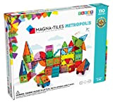 Magna-Tiles Metropolis - Set di 110 pezzi, 3D piastrelle magnetiche