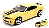 Maisto MODELLINO in Scala Compatibile con Chevrolet Camaro SS RS Yellow 1:24 MI31207Y