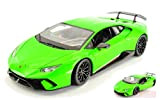 Maisto MODELLINO in Scala Compatibile con Lamborghini Huracan PERFORMANTE Light Green 1:18 MI31391G