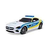 Maisto Tech R/C Mercedes AMG GT - Auto radiocomandata in scala 1:24, effetto poliziotto, controllo impugnatura a pistola, trazione posteriore, ...
