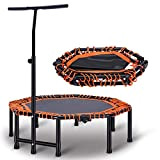 MALAXA LIANXIAO - Portable And Foldable Small Sports Trampoline, with Five Level Adjustable T Bar,Suitable for Adults And Fitness Coaches ...